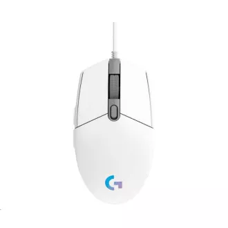 Logitech G102 2. generációs LIGHTSYNC játékegér, USB, EER, fehér Logitech G102 2. generációs LIGHTSYNC játékegér, USB, EER, fehér