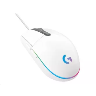 Logitech G102 2. generációs LIGHTSYNC játékegér, USB, EER, fehér Logitech G102 2. generációs LIGHTSYNC játékegér, USB, EER, fehér
