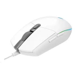 Logitech G102 2. generációs LIGHTSYNC játékegér, USB, EER, fehér Logitech G102 2. generációs LIGHTSYNC játékegér, USB, EER, fehér