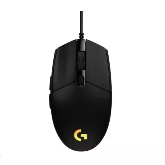 Logitech Gaming Mouse G102 2. generációs LIGHTSYNC játékegér, USB, EER, fekete