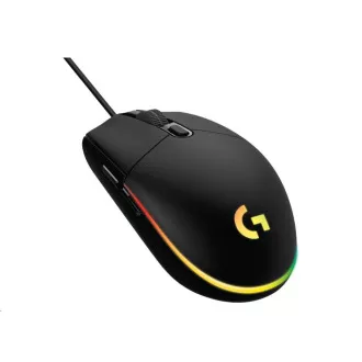 Logitech Gaming Mouse G102 2. generációs LIGHTSYNC játékegér, USB, EER, fekete