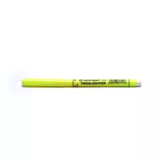 Highlighter Centropen 2532 sárga hengeres hegy 1,8 mm