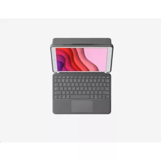 Logitech tok billentyűzettel Combo Touch iPadhez (7. generáció), Egyesült Királyság, Graphite Logitech tok billentyűzettel Combo Touch iPadhez (7. generáció), Egyesült Királyság, Graphite