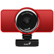 GENIUS webkamera ECam 8000 / piros / Full HD 1080P / USB2.0 / mikrofon