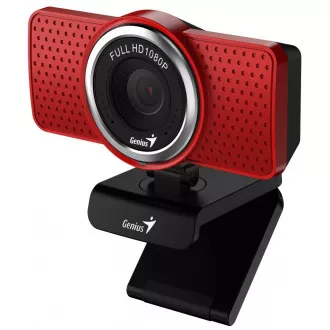 GENIUS webkamera ECam 8000 / piros / Full HD 1080P / USB2.0 / mikrofon