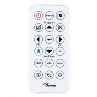 Optoma W371 projektor (DLP, FULL 3D, WXGA, 3800 ANSI, HDMI, VGA, RS232, 10 W hangszóró)