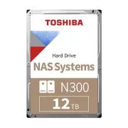 TOSHIBA HDD N300 NAS 12TB, SATA III, 7200 rpm, 256MB gyorsítótár, 3, 5