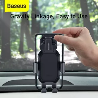 Baseus Tank Gravity autós tartó (műszerfal), fekete