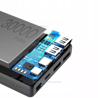 Baseus Mini JA gyorstöltő 3A 30000mAh, fekete Baseus Mini JA gyorstöltő 3A 30000mAh, fekete
