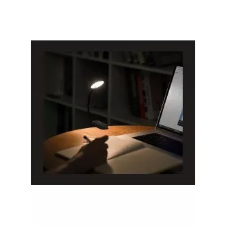 Baseus LED olvasólámpa klipszel, szürke