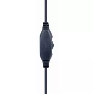 GEMBIRD fejhallgató mikrofonos GHS-05-M, játék, fekete-kék, 1x 4 pólusú 3,5 mm-es jack GEMBIRD fejhallgató mikrofonos GHS-05-M, játék, fekete-kék, 1x 4 pólusú 3,5 mm-es jack
