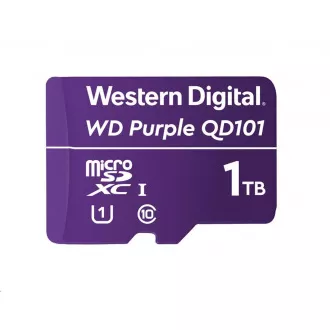 WD MicroSDXC kártya 1 TB Purple WDD100T1P0C Class 10 (R: 100 / W: 60 MB / s)