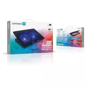 CONNECT IT hűtőpárna laptop alatt FrostBreeze, fekete