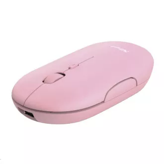 TRUST egérPUCK, vezeték nélküli, USB, rózsaszín TRUST egérPUCK, vezeték nélküli, USB, rózsaszín