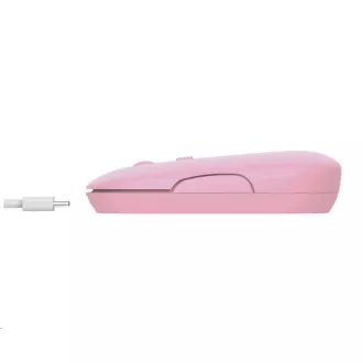 TRUST egérPUCK, vezeték nélküli, USB, rózsaszín TRUST egérPUCK, vezeték nélküli, USB, rózsaszín
