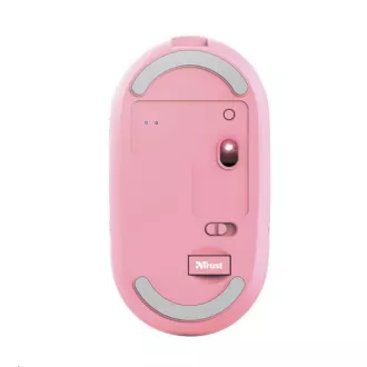 TRUST egérPUCK, vezeték nélküli, USB, rózsaszín TRUST egérPUCK, vezeték nélküli, USB, rózsaszín