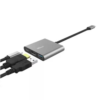 TRUST DALYX adapter, 3 az 1-ben, USB-C