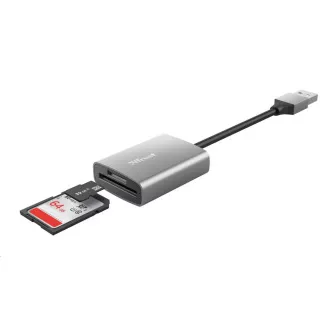 TRUST memóriakártya-olvasó DALYX gyors, külső, USB 3.2, 8cm TRUST memóriakártya-olvasó DALYX gyors, külső, USB 3.2, 8cm