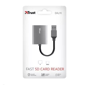 TRUST memóriakártya-olvasó DALYX gyors, külső, USB 3.2, 8cm TRUST memóriakártya-olvasó DALYX gyors, külső, USB 3.2, 8cm