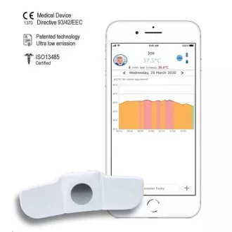 TUCKY - Intelligens hőmérő és helyzetfigyelő 2in1