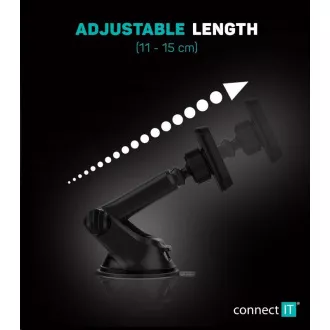 CONNECT IT autós tartó InCarz 4Strong CARBON, univerzális mágnes, 4 mágnes, CARBON