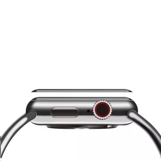 COTEetCI 4D üveg teljes felületű ragasztással fekete peremmel Apple Watch 6 40 mm-hez