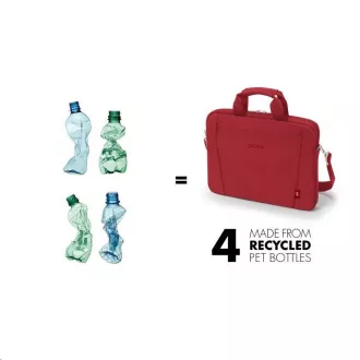 DICOTA Eco Slim Case BASE 13-14.1 Piros