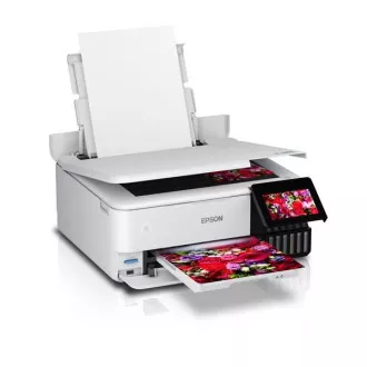 EPSON nyomtató tinta EcoTank L8160, 3in1, A4, 16ppm, USB, LCD panel, fotónyomtató, 6ink, 5 év garancia ingyenes regisztráció után