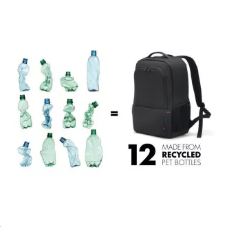 DICOTA Eco Backpack Plus BASE 13-15.6, fekete