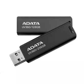 ADATA Flash Disk 128GB UV360, USB 3.2 Gen1, fém, fekete
