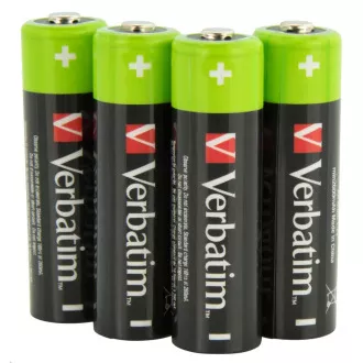 VERBATIM Prémium újratölthető AA akkumulátor 4 darab 2500 mAh