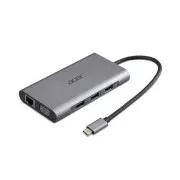 ACER 12v1 Type C dongle: 2 x USB3.2, 2 x USB2.0, 1 x SD / TF, 2 x HDMI, 1 x PD, 1 x DP, 1 x RJ45, 1 x 3.5 audio