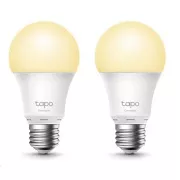 TP-Link Tapo L510E (2 db) intelligens WiFi dimmelhető LED izzó (fehér, 2700K, 806lm, 2, 4GHz, E27)