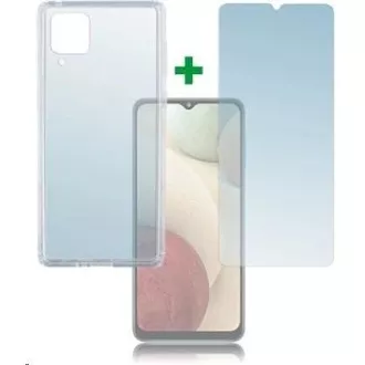 4smarts 360°-os védőkészlet (edzett üveg + zselés hátlap) Samsung Galaxy A12 készülékhez 4smarts 360°-os védőkészlet (edzett üveg + zselés hátlap) Samsung Galaxy A12 készülékhez
