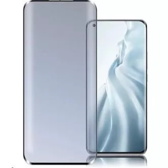 4smarts edzett üveg Second Glass Xiaomi Mi 11 Full Frame készülékhez, fekete
