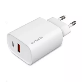 4smarts gyorstöltő VoltPlug Adaptive 25W hálózathoz, fehér