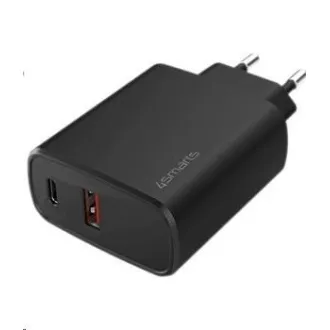 4smarts gyorstöltő VoltPlug Adaptive 25W hálózathoz, fekete 4smarts gyorstöltő VoltPlug Adaptive 25W hálózathoz, fekete