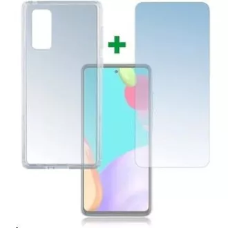 4smarts 360°-os védőkészlet (edzett üveg + zselés hátlap) Samsung Galaxy A52-höz 4smarts 360°-os védőkészlet (edzett üveg + zselés hátlap) Samsung Galaxy A52-höz