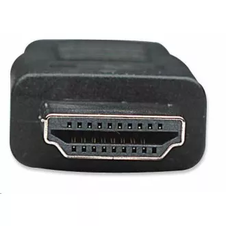 Manhattan HDMI-D kábel DVI-D-re, Dual Link, 1m, fekete
