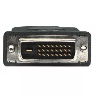 Manhattan HDMI-D kábel DVI-D-re, Dual Link, 1m, fekete