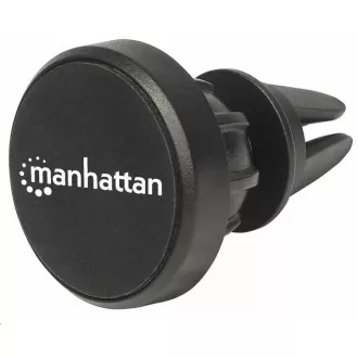 Manhattan autós mobiltartó, mágneses autós légtelenítő telefontartó, fekete