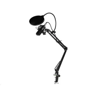 TRACER mikrofon Studio PRO, 3,5 jack, 2,5 m kábel, fekete TRACER mikrofon Studio PRO, 3,5 jack, 2,5 m kábel, fekete