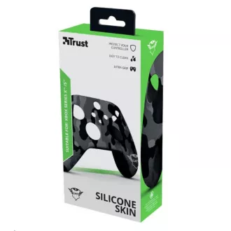 TRUST burkolat GXT 749K kontrollerhez, szilikon borítás Xbox-hoz, fekete bütyök