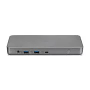 Acer USB Type-C Dock II D501 - 1xUSB-C (felfelé irányuló adatfolyam az NB-hez), 2xUSB-A 3.1 Gen2, 4xUSB-A 3.1 Gen1, 1xDP 1.4 / HDMI 2.0, 1xRJ45