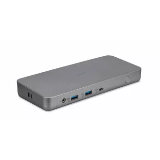 Acer USB Type-C Dock II D501 - 1xUSB-C (felfelé irányuló adatfolyam az NB-hez), 2xUSB-A 3.1 Gen2, 4xUSB-A 3.1 Gen1, 1xDP 1.4 / HDMI 2.0, 1xRJ45