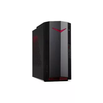 ACER PC Nitro N50-620 - i5-11400F, 16GB, 512SSD, 1TBHDD 7200, NVIDIA GeForce RTX 3060Ti 8GB, W10H, fekete