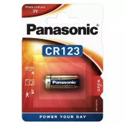 PANASONIC Lithium - FOTÓ akkumulátor CR-123AL / 1BP 3V (bliszter - 1db)