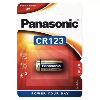PANASONIC Lithium - FOTÓ akkumulátor CR-123AL / 1BP 3V (bliszter - 1db)