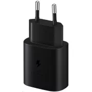 Samsung utazási töltő EP-TA800XBE, gyorstöltés 25W, USB-C kábel, fekete