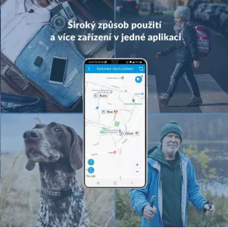 LAMAX GPS lokátor + nyakörv